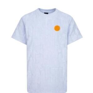 NWT Nike Air Jordan Boys' Fuel up Cool Down Gray Terry T-Shirt Sz M